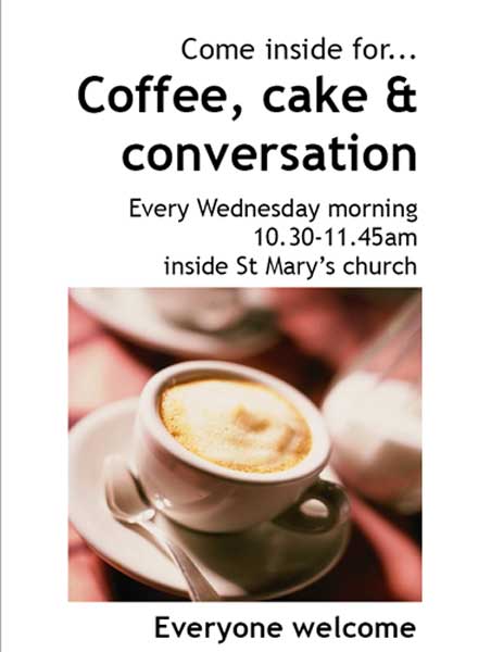 Coffee, Cake and Conversation!
